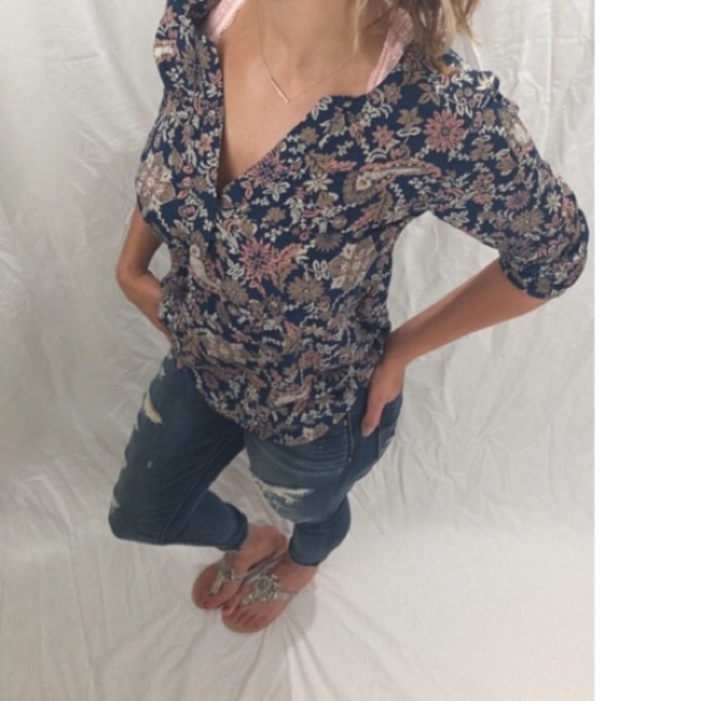 Floral Print Blouse